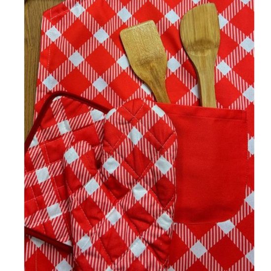 Перчатка и прихватка BUMBACEL Red Diamond, 26x18/20x20 см, изображение 2
