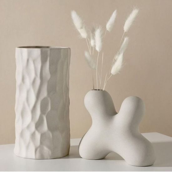 Vaza cu relief 22 cm, ceramica, 2 image
