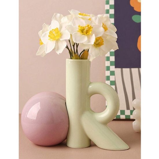 Vaza "Ok" 17 cm, ceramica, 2 image