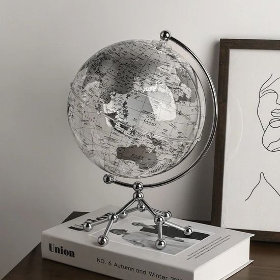 Glob cu lumina, 20 cm, plastic, 2 image