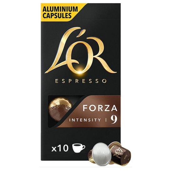 Кофе L'OR Espresso Forza, в капсулах, 10 шт
