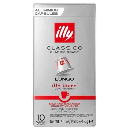 Кофе ILLY Lungo Classico, в капсулах, 10 шт