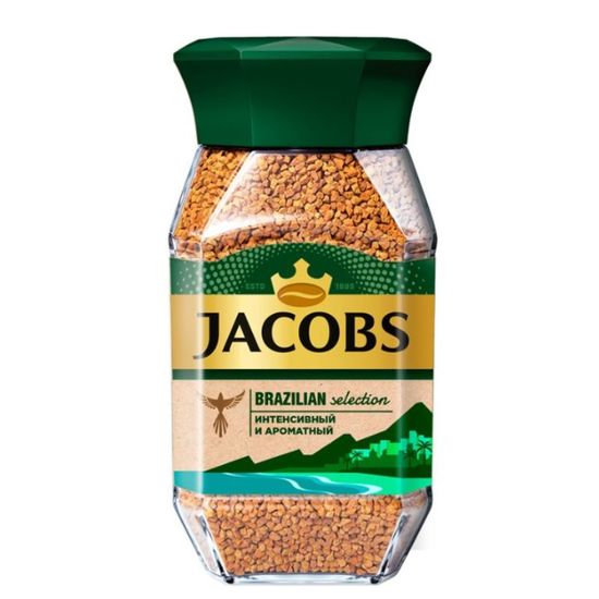 Кофе JACOBS Monarch Brazilian Selection, растворимый, 95 г