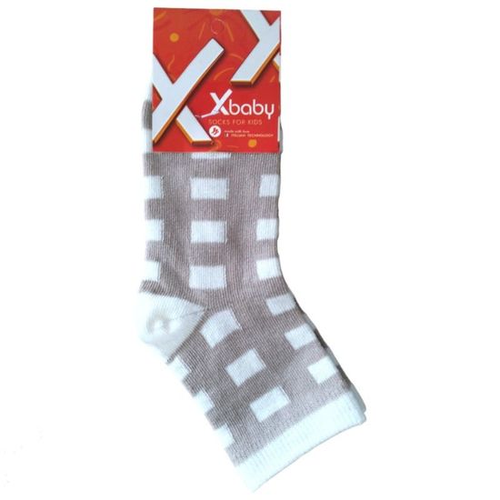 Носки детские X-BABY int-1, бежевый, размер 19-22