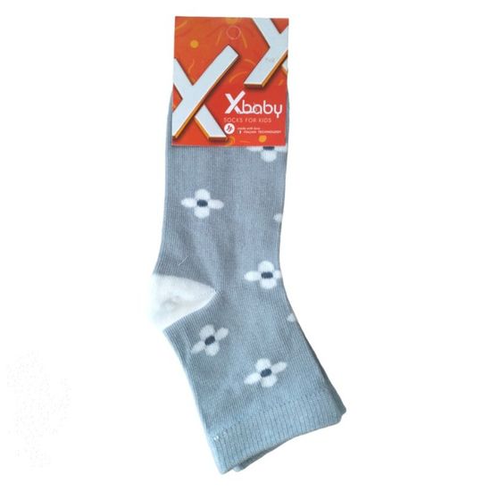 Носки детские X-BABY int-2, серый, размер 19-22