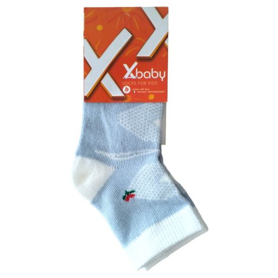 Носки детские X-BABY int-3, светло синий, размер 27-30