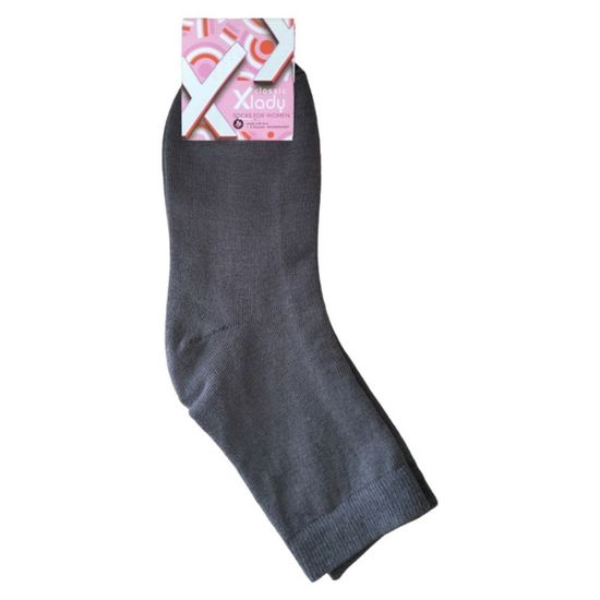 Носки женские X-LADY классические 200-333, темно серый, размер 39-41