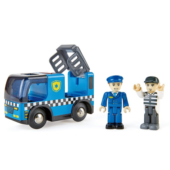 Masina de politie HAPE, cu figurine, 3 image