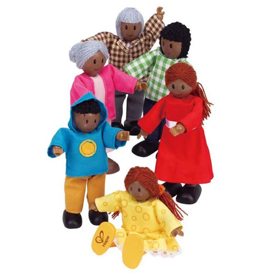 Детский набор мини-кукол HAPE, «Happy Family African American», изображение 4