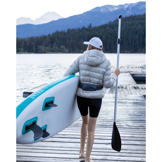 Placa pentru SUP surfing INTEX  Aqua Quest 320, pompa, vasla, geanta, 320 x 81 x 15 cm, pana la 150 kg, 12 image