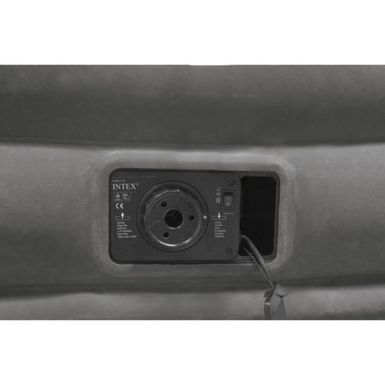 Pat gonflabil INTEX Velur Comfort-Plush, cu pompa incorporata 220V, 152 x 203 x 56 cm , pana la 272 kg, 3 image