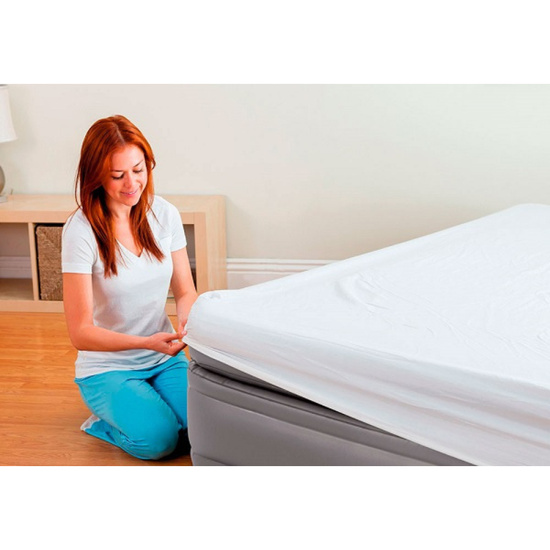 Надувная кровать INTEX Velur Prime Comfort, встроенный электронасос 220В,152 х 203 х 51 см, до 272 кг, изображение 6