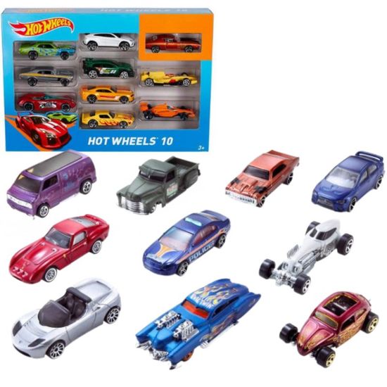 Set masini HOT WHEELS, de baza, asortiment, 10buc