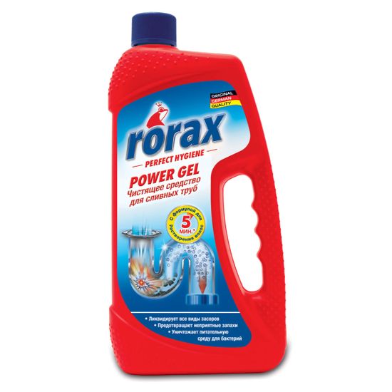 Solutie pentru curatarea tevilor RORAX gel, 1 l