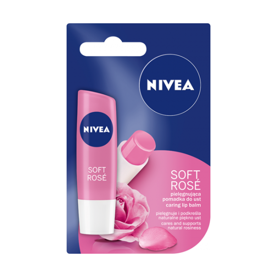 Lip NIVEA Care Rose, 4.8 gr