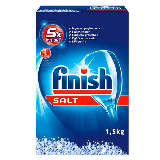 Соль для посудомоечных машин FINISH, 1.5 кг