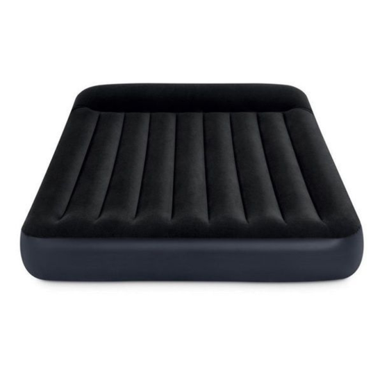 Надувной матрас INTEX Velur Classic, с подголовником, 183 x 203 x 25 см, до 272 кг, изображение 2