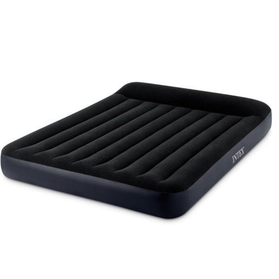 Надувной матрас INTEX Velur Classic, с подголовником, 183 x 203 x 25 см, до 272 кг