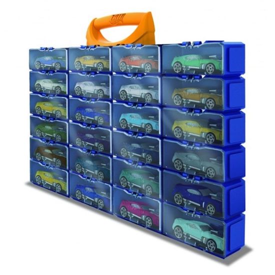 Container HOT WHEELS pentru 28 masinute