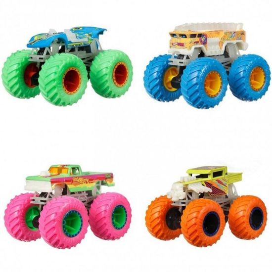 Masina de baza HOT WHEELS Monster Trucks, luminiscenta, asortiment, 2 image