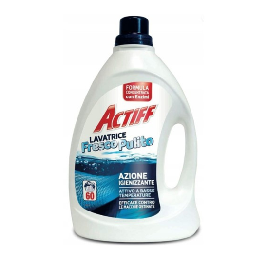 Detergent lichid pentru rufe ACTIFF, igienizant, 3 l, 60 spalari