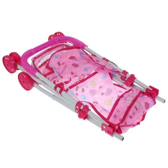 Коляска для кукол ESSA с корзиной, розовый, изображение 6