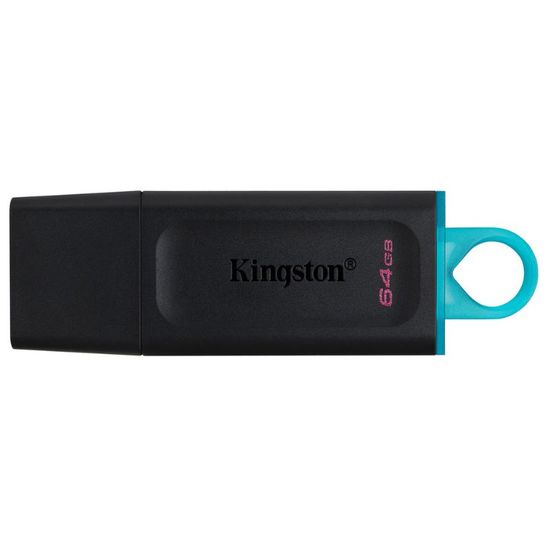 Накопитель KINGSTON USB 3.2, DataTraveler Exodia, Black/Blue, 64 GB