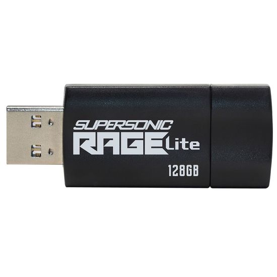 Накопитель PATRIOT USB 3.2, Supersonic Rage Lite, Black, 128 GB, изображение 2