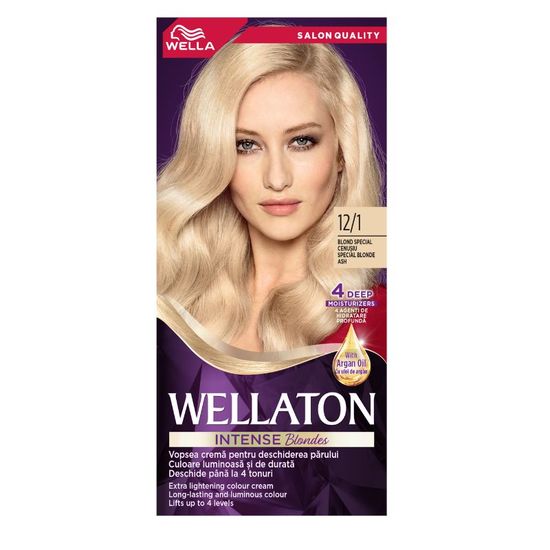 Краска для волос WELLATON, 12/1 Пепельный блонд 110 мл