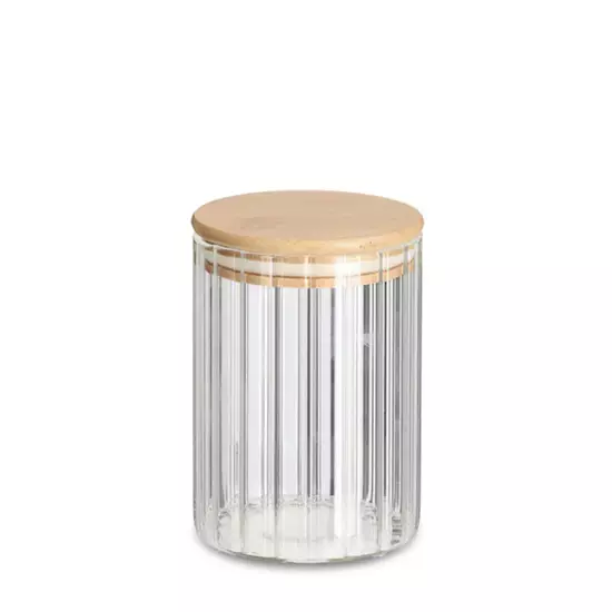 Borcan de depozitoare UJMFG-112, cu capac, sticla, 500 ml