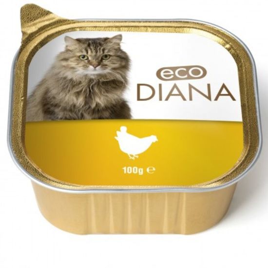 Hrana pentru Pisici ECO DIANA Pate Pui, 100 g