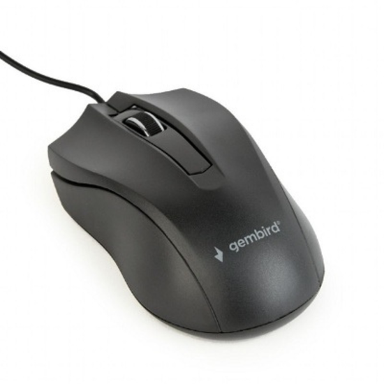 Mouse GEMBIRD MUS-3B-01, 1000dpi, USB, Black