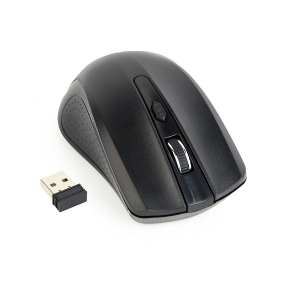 ​Mouse GEMBIRD, MUSW-4B-04, Wireless Optical Mouse, Black, 2 image
