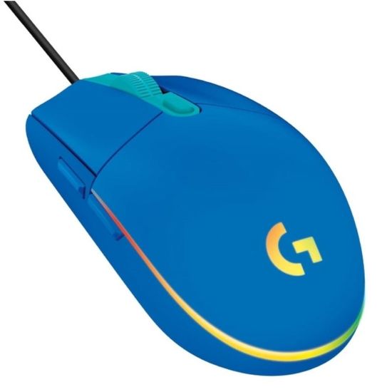 Mouse de gaming Logitech G102 LIGHTSYNC, albastru, 3 image