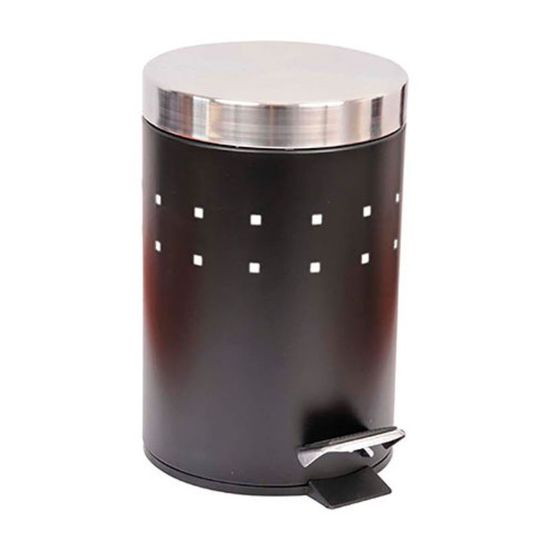 Cos pentru gunoi cu pedala TENDANCE, negru, 3 l