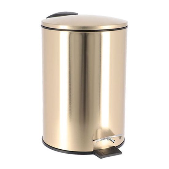 Cos pentru gunoi cu pedala TENDANCE, inchidere moale, metal, 3 l