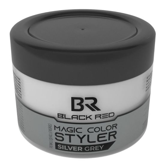 Крем воск для волос BLACKRED цветной Silver, 100 мл, изображение 2