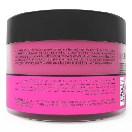 Crema ceara pentru par BLACKRED colorata Candy Pink, 100 ml, 4 image