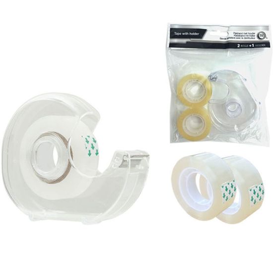 Set banda adeziva 2 buc cu suport, 18 mm х 20 m