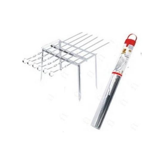 Gratar portabil FORESTER, 2 rafturi, 6 tepuse