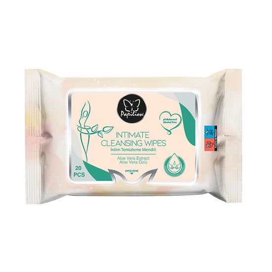 Влажные салфетки PAPILION INTIMATE для интимной гигиены 20шт.
