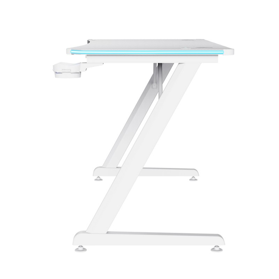 Игровой стол TRUST LUMINUS GXT 709W, RGB, 120x60 cм, белый, изображение 4