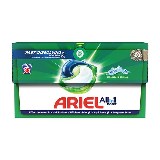 Capsule pentru spalare ARIEL Mount Spring, 38 buc