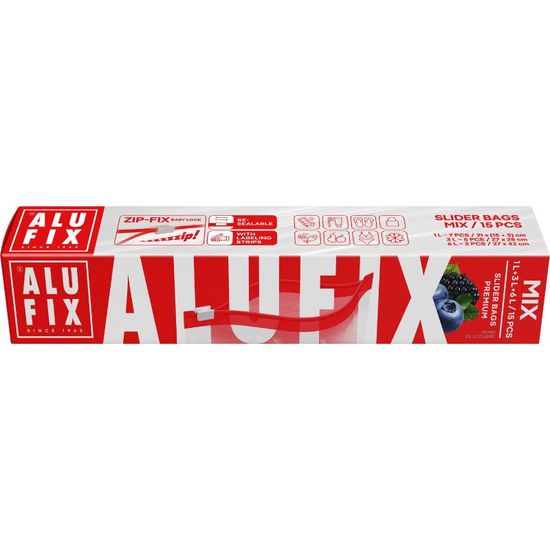 Pungi de congelat ALUFIX, mix, 15buc