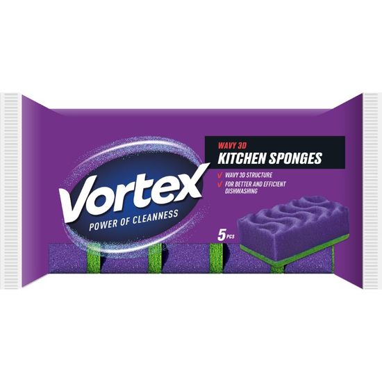 Burete de bucatarie VORTEX 3D, 5buc