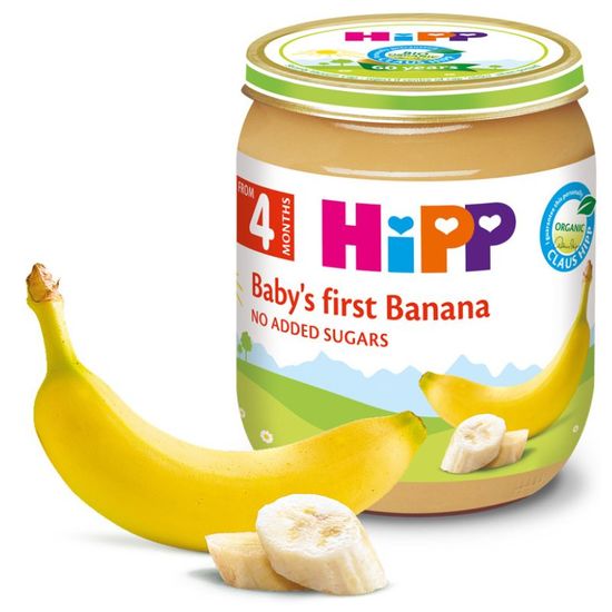 ​Piure HIPP Prima banana a copilului, de la 4 luni, 125 g