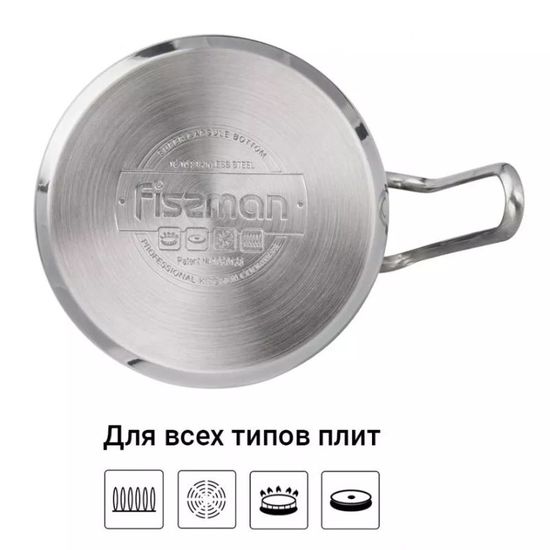 Cana pentru fiert lapte Fissman 5101, 1.5 l, 3 image