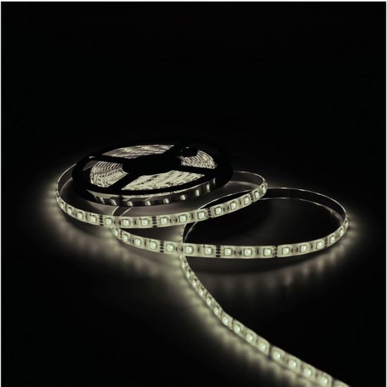 Banda LED GAUSS 5050, 60-SMD 14.4W, 3000K, 520lm, 12V DC, IP20, blister 5 m, 1, 50, 6 image