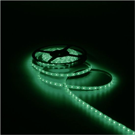 Banda LED GAUSS 2835, 60-SMD 4.8W, 12V DC, IP66, verde, blister 5 m, 1, 50, 4 image