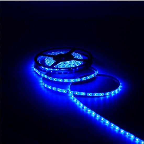 Лента светодиодная GAUSS 2835, 60-SMD 4.8W, 12V DC, IP66, синий, блистер 5 м, 1, 50, изображение 6